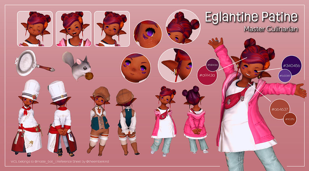 Elgantine Patine Reference Sheet