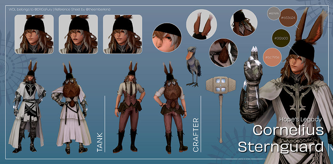 Cornelius Sterngard Reference Sheet