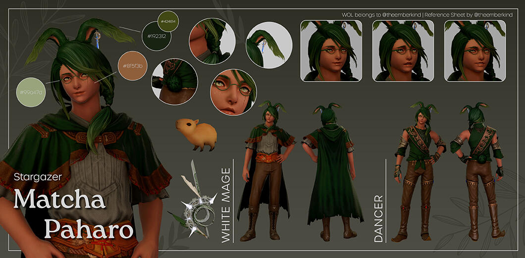 Matcha Paharo Reference Sheet